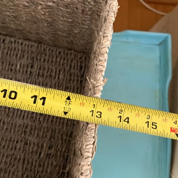 NIB Huntington Home Collapsible Sea Grass Basket, 13” x 13” x 13” - Picture 7 of 14